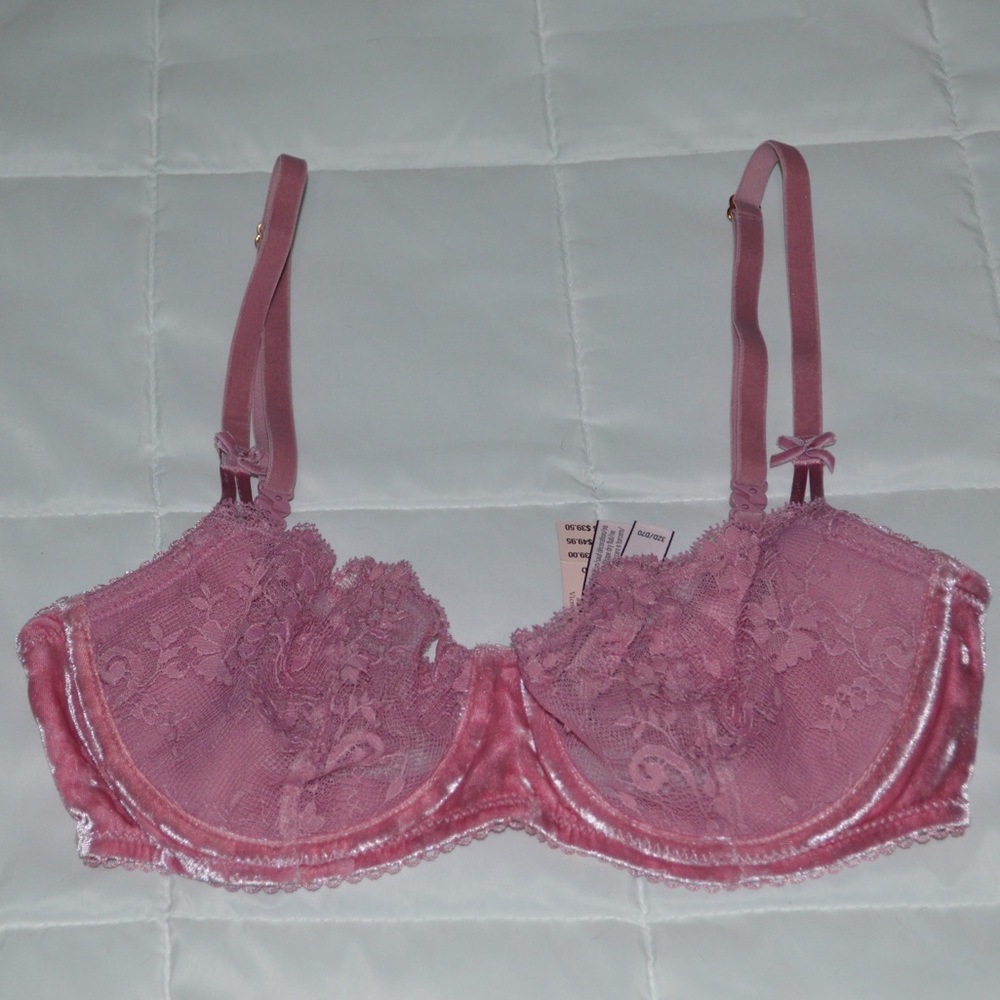 Victoria’s Secret Pink Velvet Unlined Bra
